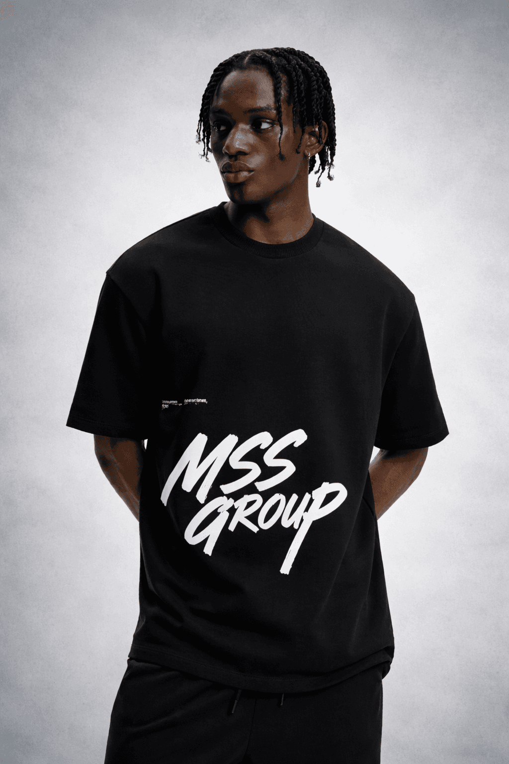 Team discussing apparel designs